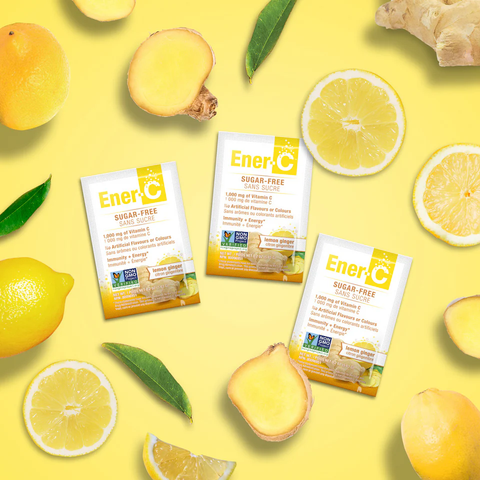 Ener-C Vitamin Drink Mix - Lemon Ginger Sugar Free