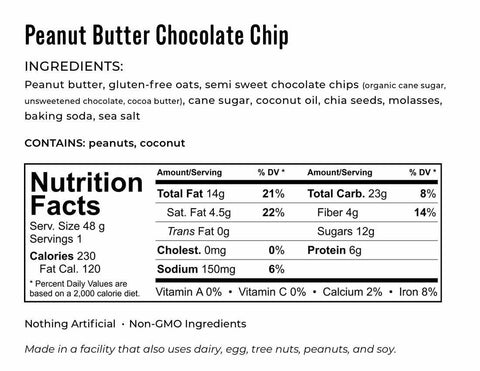 KaKookies - Peanut Butter Chocolate Chip Cookie - Island Health Hut