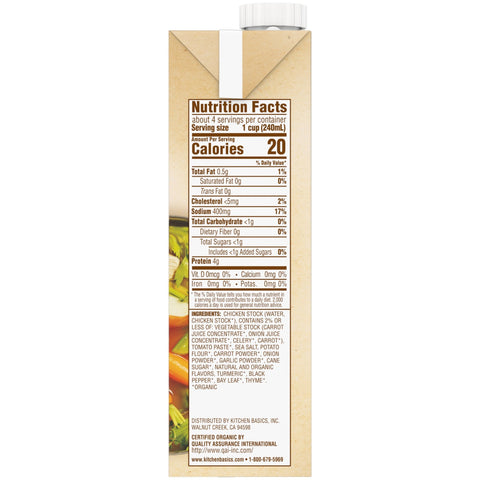 Kitchen Basics Organic Chicken Broth - Island Health Hut