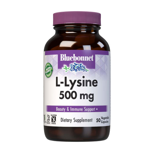 L - Lysine 500mg by Bluebonnet - Island Health Hut