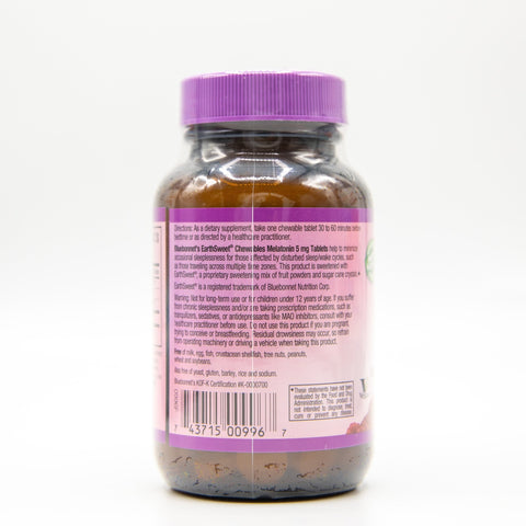 Melatonin Chewables 5mg by Bluebonnet - Island Health Hut