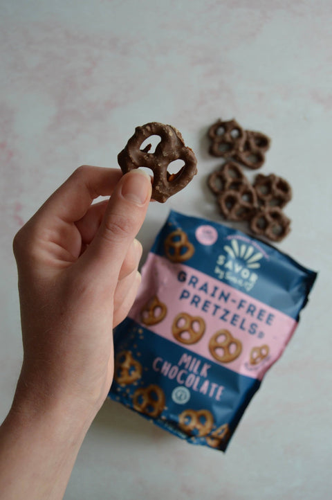 Milk Chocolate Grain Free Pretzels - Island Health Hut