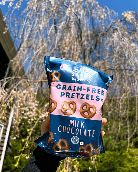 Milk Chocolate Grain Free Pretzels - Island Health Hut