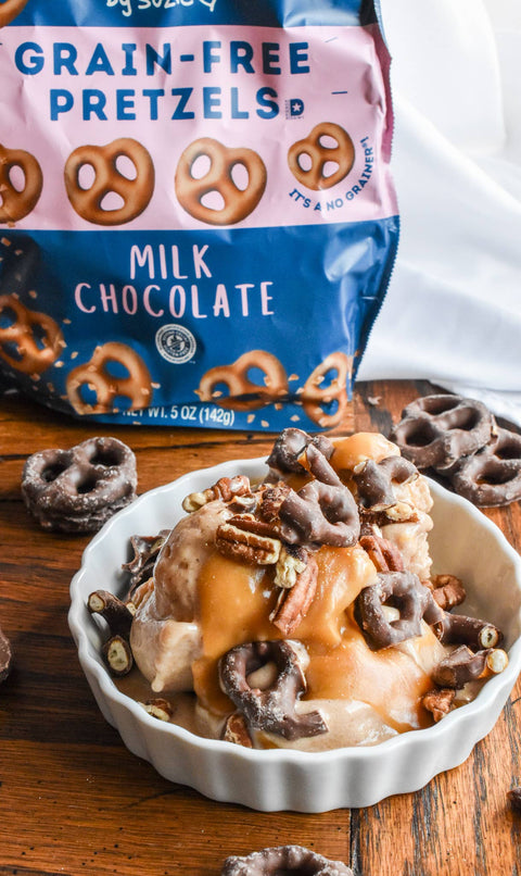 Milk Chocolate Grain Free Pretzels - Island Health Hut