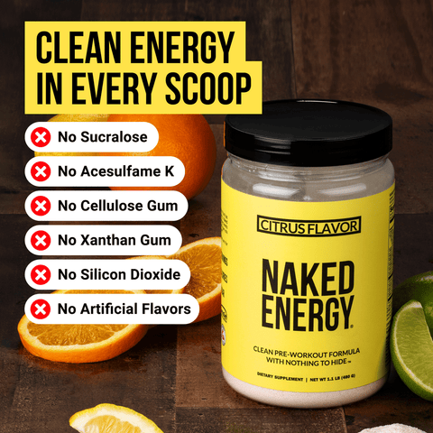 Naked Energy Pre - Workout - Citrus - Island Health Hut