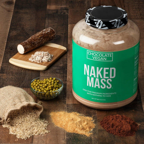 Naked Mass Vegan Weight Gainer - Vanilla - Island Health Hut