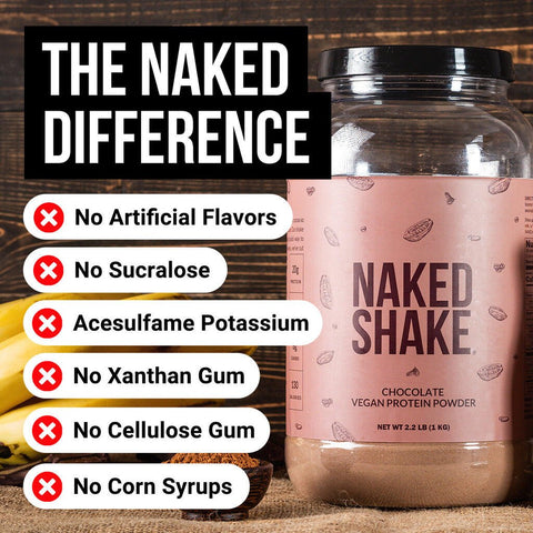 Naked Shake Vegan Protein - Chocolate - Island Health Hut