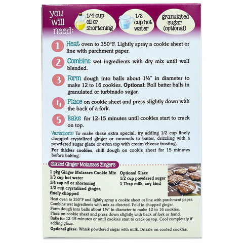 Namaste Ginger Molasses Cookie Mix - Island Health Hut