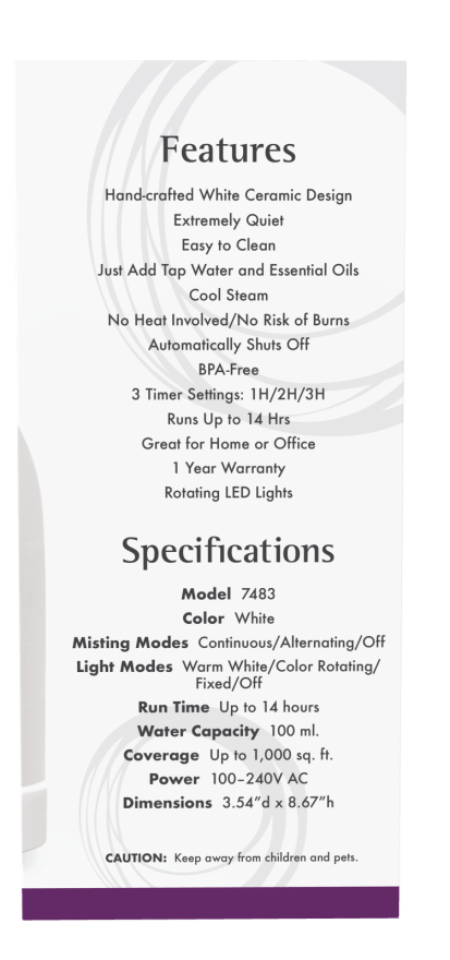 NOW Ceramic Stone Diffuser - Island Health Hut