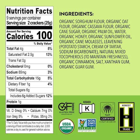 Once Again Graham Cracker Graham Honey - Island Health Hut