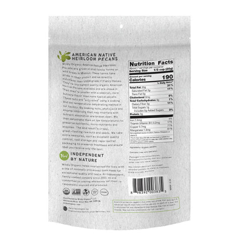 Organic Native Pecans: 7 OZ - Island Health Hut