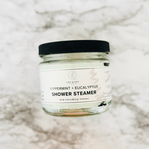 Peppermint + Eucalyptus Mini Shower Steamers - Island Health Hut