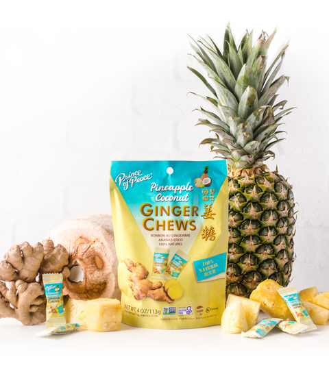 Prince of Peace Ginger Chews - Pineapple Coconut