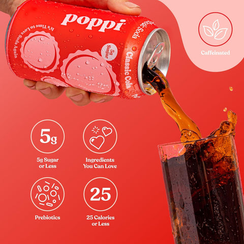 Poppi Prebiotic Soda - Classic Cola - Island Health Hut
