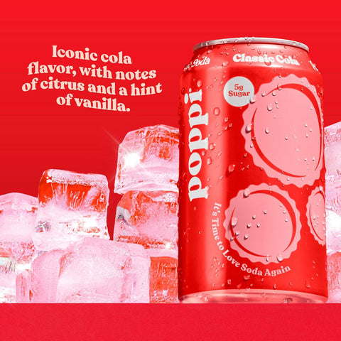 Poppi Prebiotic Soda - Classic Cola - Island Health Hut