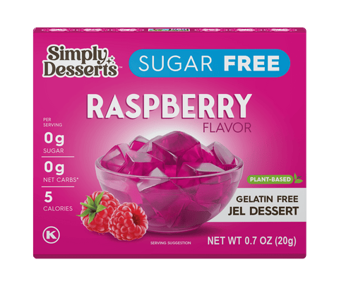 Raspberry Jel Dessert - Island Health Hut