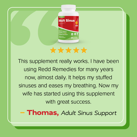 Redd Remedies Adult Sinus Support™ - Island Health Hut