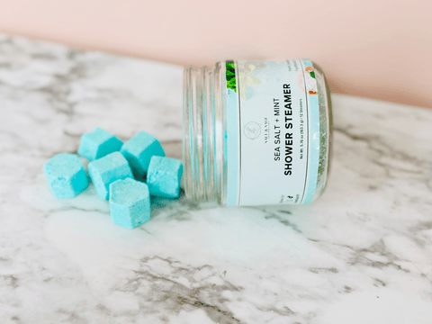 Sea Salt + Mint Mini Shower Steamers - Island Health Hut