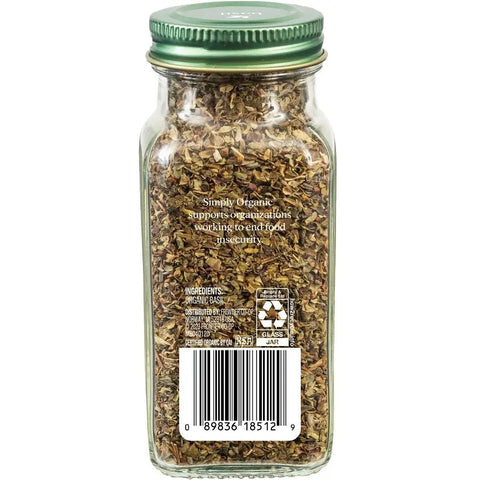 Simply Organic Basil - Island Health Hut