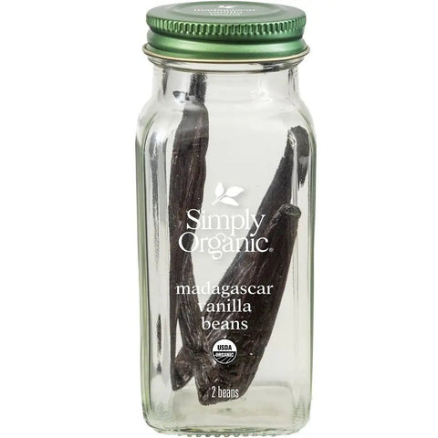 Simply Organic Madagascar Vanilla Beans 2ct - Island Health Hut
