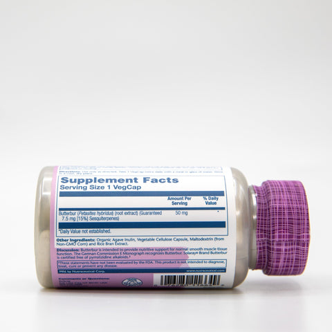 Solaray Butterbur Extract - Island Health Hut