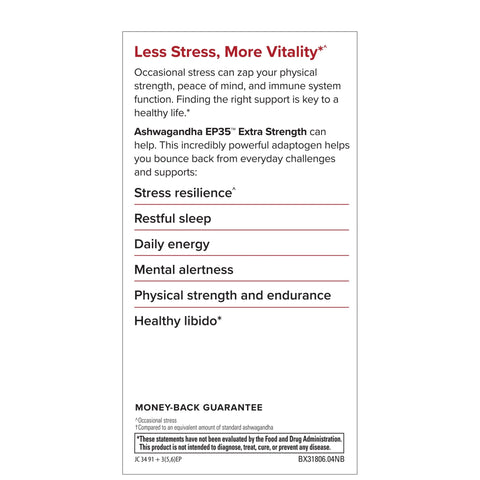 Terry Naturally Ashwagandha EP35 Extra Strength - Island Health Hut