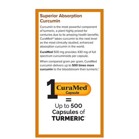 Terry Naturally CuraMed - 500mg VEGAN - Island Health Hut