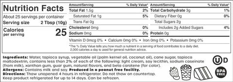 Truwhip Whipped Topping - Skinny - Island Health Hut