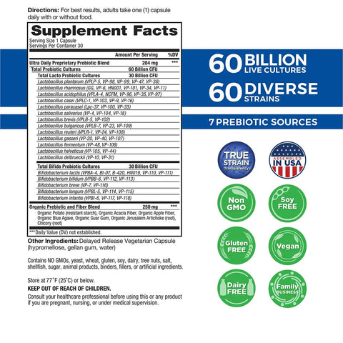 Vital Flora Ultra Daily 60B - Island Health Hut