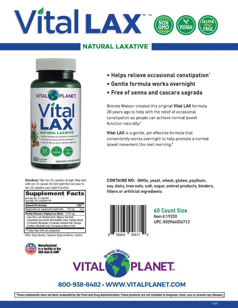 Vital Lax by Brenda Watson - Island Health Hut