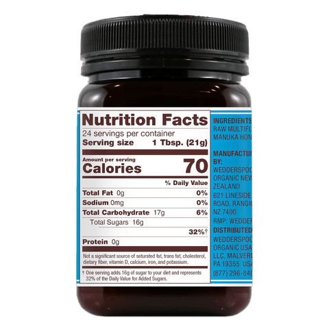 Wedderspoon Manuka Honey KFactor 12 - Island Health Hut