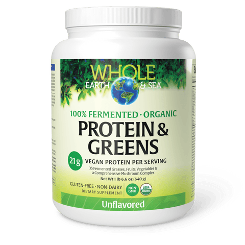 Whole Earth & Sea Protein & Greens - Unflavored - Island Health Hut