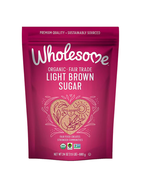 Wholesome Regenerative Organic Certified® Light Brown Sugar - Island Health Hut
