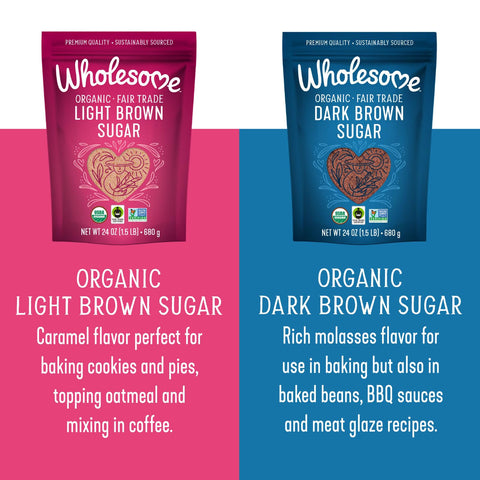 Wholesome Regenerative Organic Certified® Light Brown Sugar - Island Health Hut